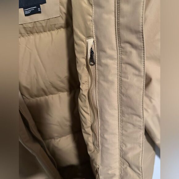 The North Face Arctic Parka Coat Down Antelope Tan Brown 2X Fur Hood Winter - Picture 6 of 11